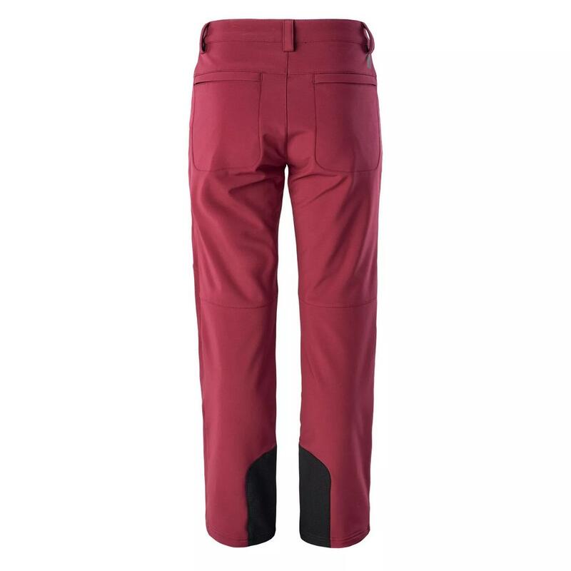 Dames Astoni Softshell wandelbroek (Rumba Rood/Anthraciet)