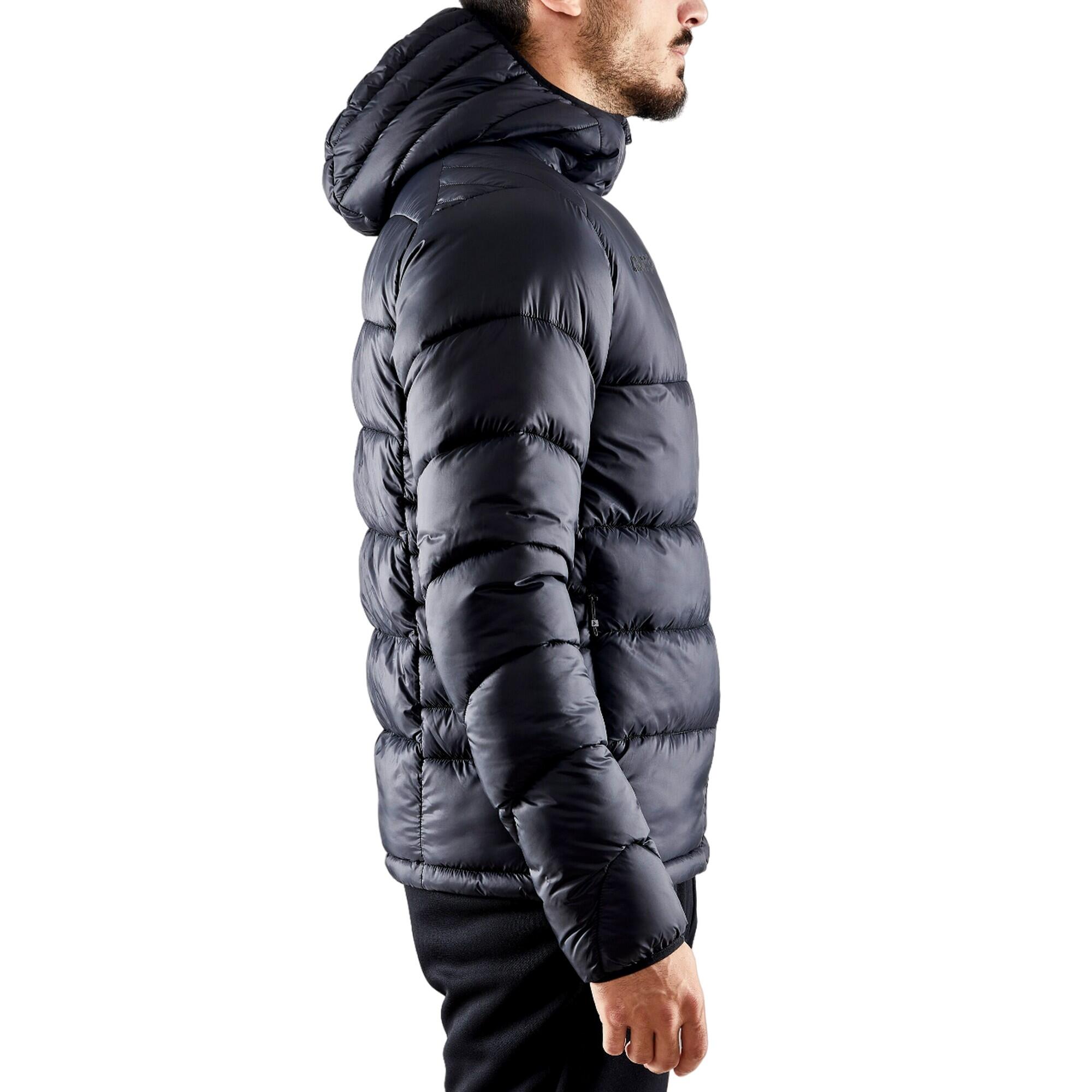 Mens Explore Isolate Core Stretch Padded Jacket (Black) 3/4