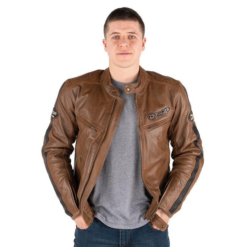 D63 homme Marron DXR MOTOBLOUZ Decathlon