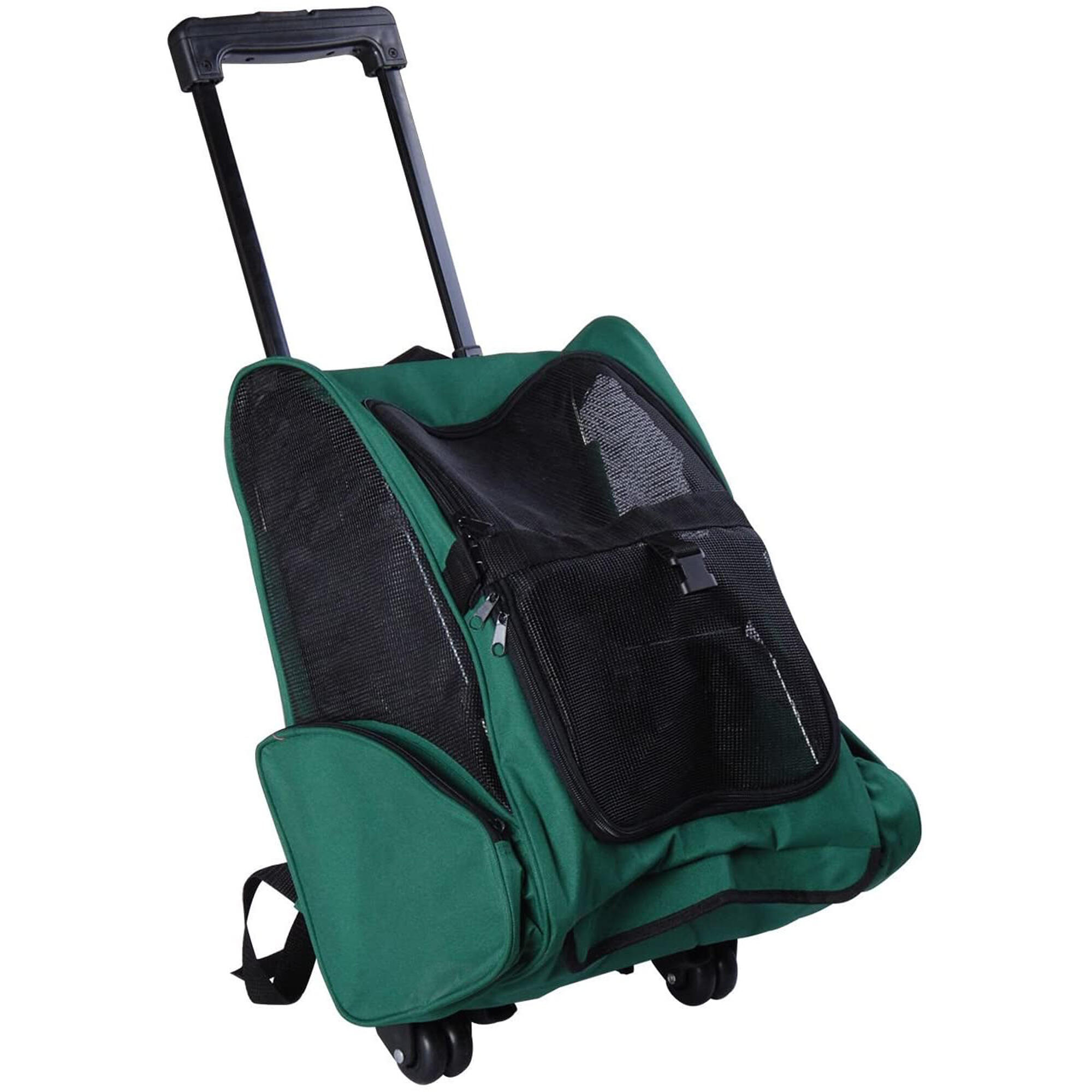 Transportadora Animais de Estimação 42x25x55cm Verde PawHut 2/7