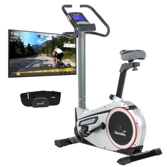 Vélo d'appartement Morpheus - connecté - Inertie 12 kg - 24 prog - 32 niveaux