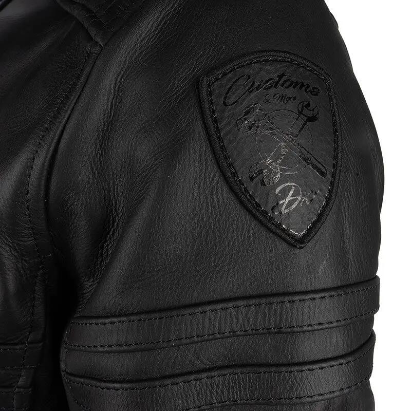Blouson Moto HOMME Certifié | LEGEND - FULL BLACK MOTOBLOUZ 5/7