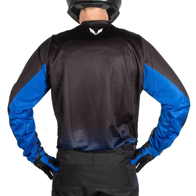 Maillot cross HOLESHOT BLUE MOTOBLOUZ 3/7