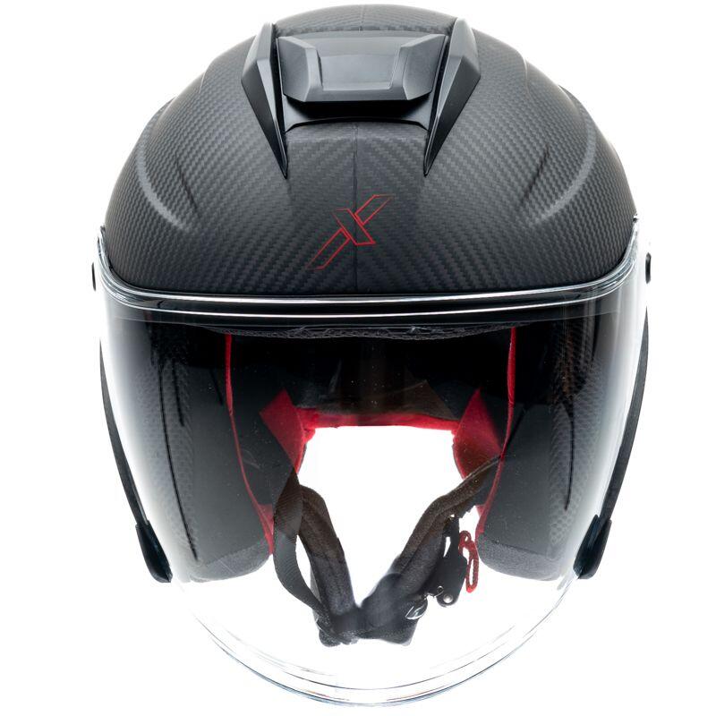 Casque vélo / trottinette / scooter 6T CARBON visière solaire Carbon mat 2/7