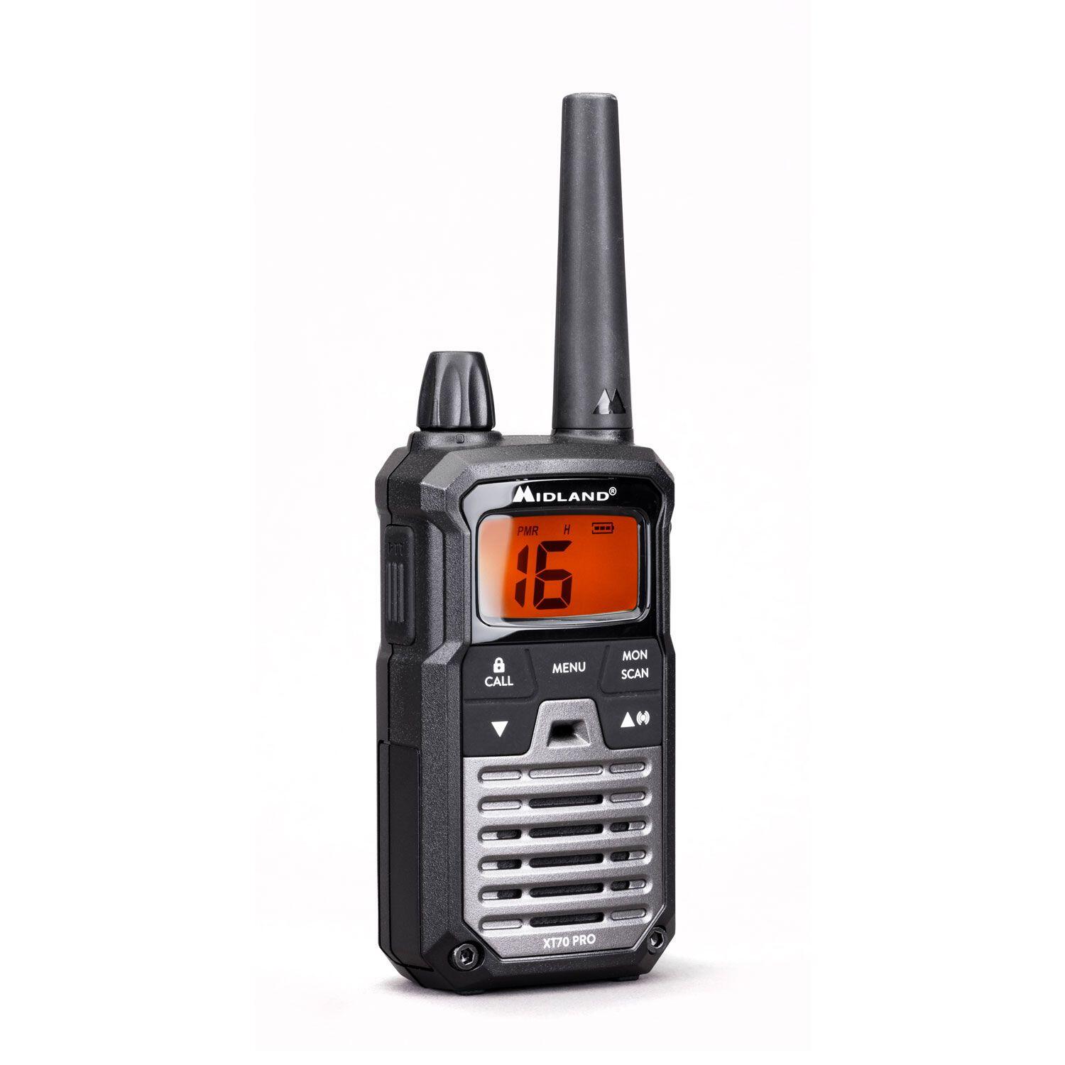 Walkie-talkie MIDLAND XT70 PRO 2 pmr446, 12km en campagne 2/7