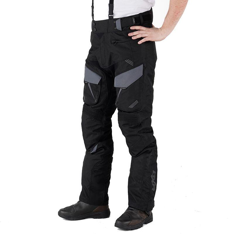 Pantalon CAPETOWN TOURING homme Noir/Bleu grey DXR