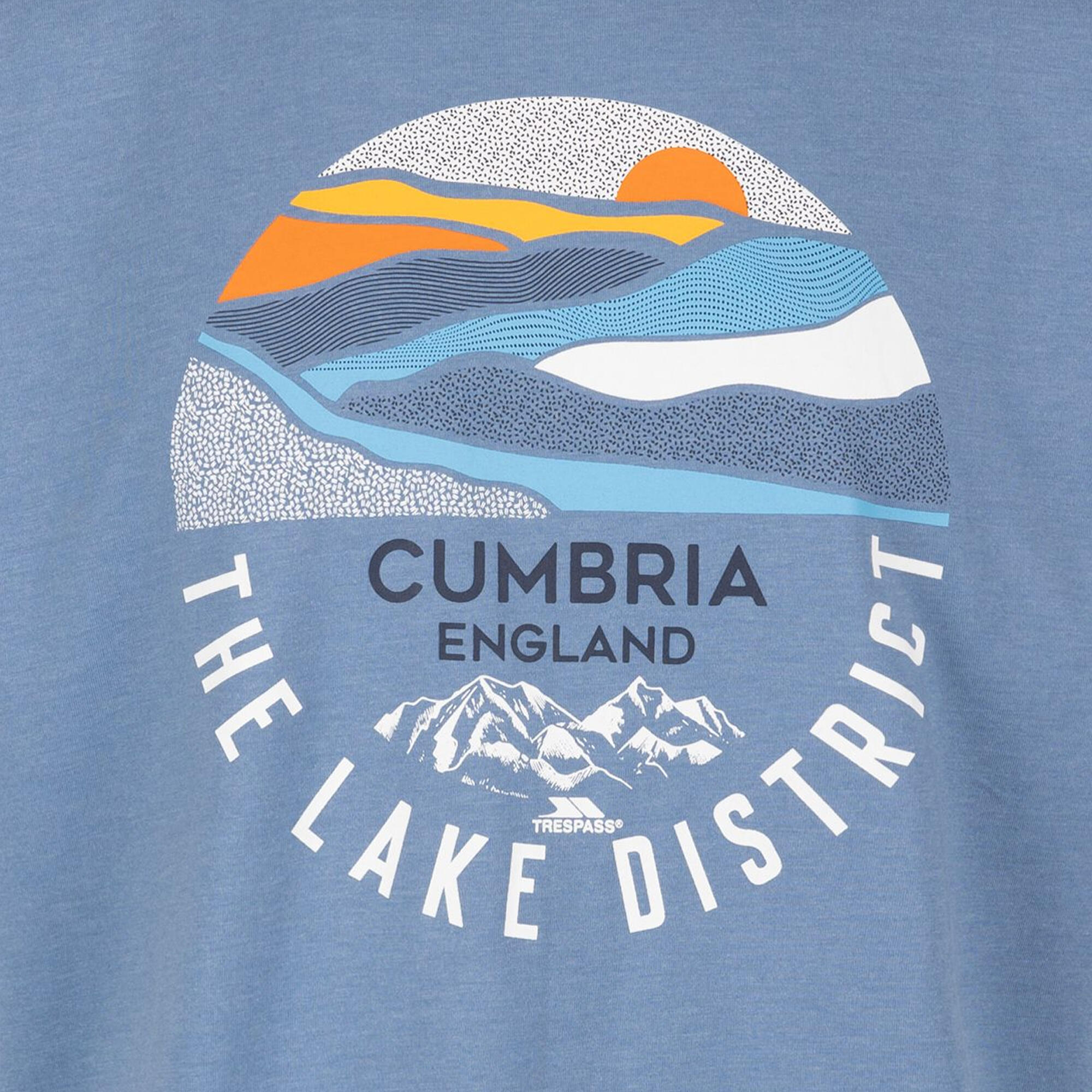 TRESPASS Mens Sastha Casual TShirt (Salsa)