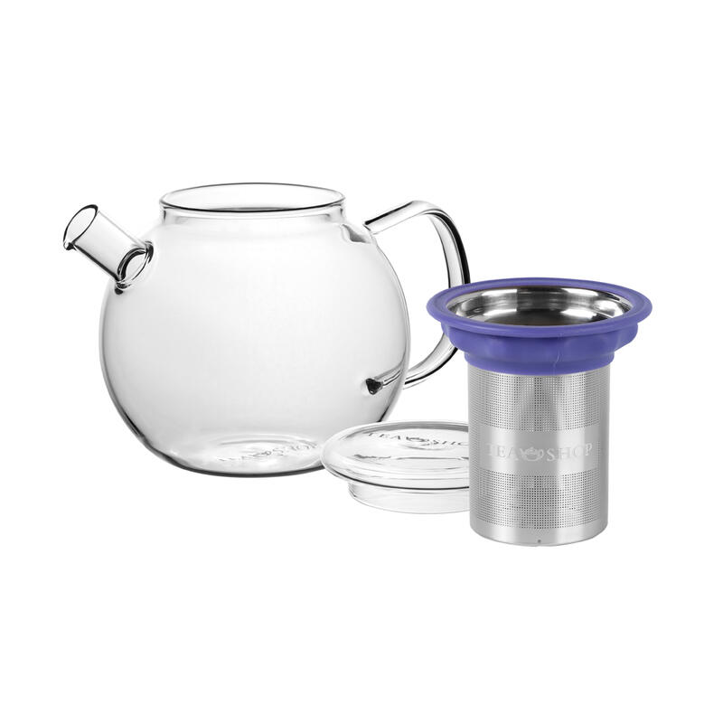 Tea Shop All in One Teapot Mallow Tetera Cristal con Tapa e Infusor Acero Inox