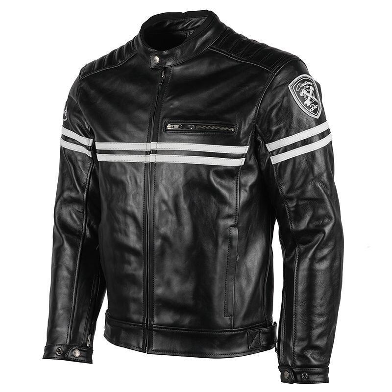 Motoblouz - Legend Homme Shiny Noir Blanc Dxr - Blouson - Noir - 56 3xl - Decathlon