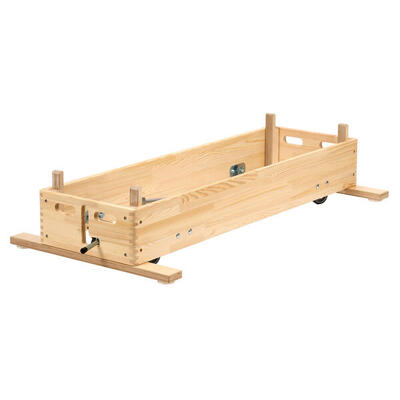Sprungkasten-Unterteil Original Sprungkastenunterteil mit Schwenkrollen