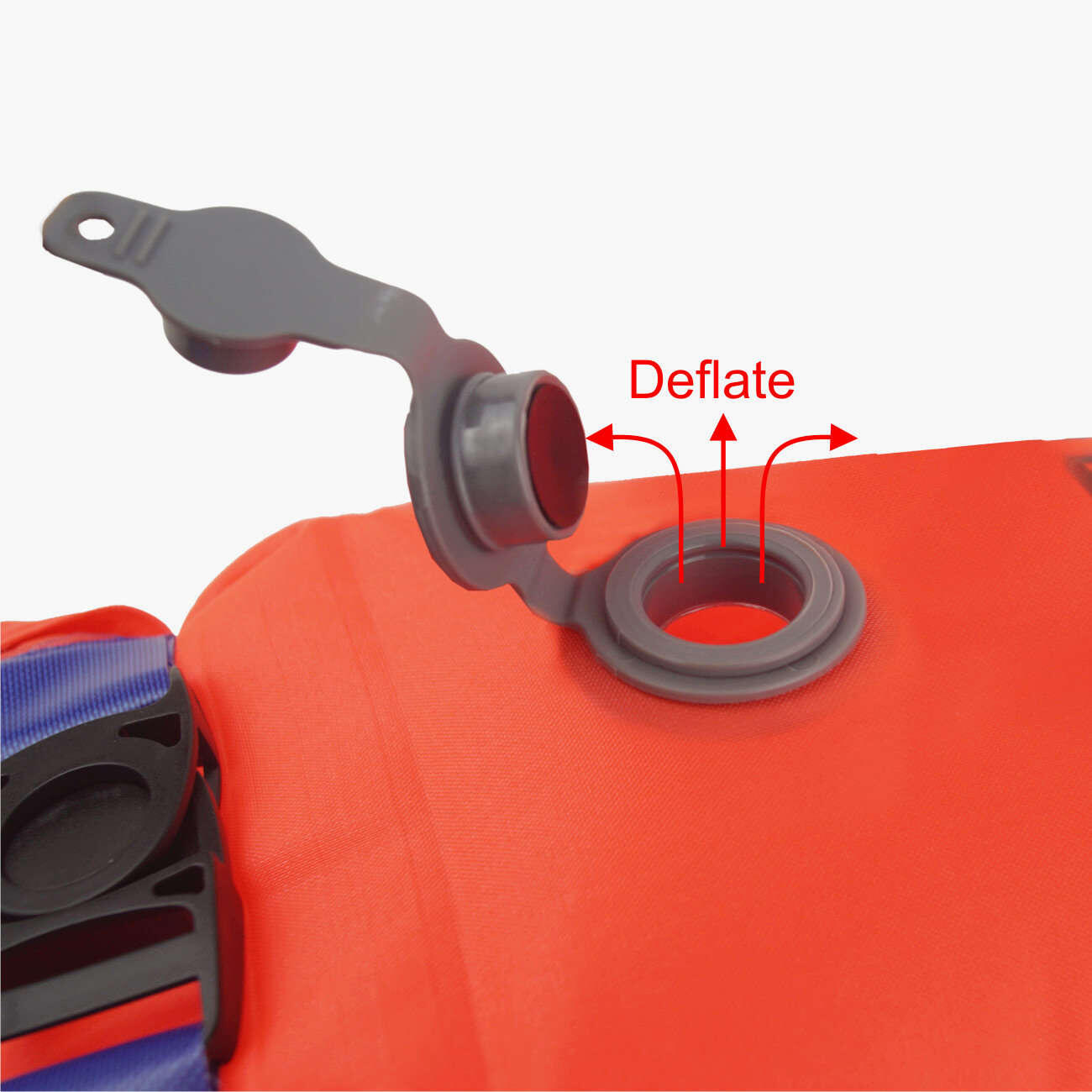 Lomo ECO Float TPU Swimming Tow Float Dry Bag Orange LOMO Decathlon