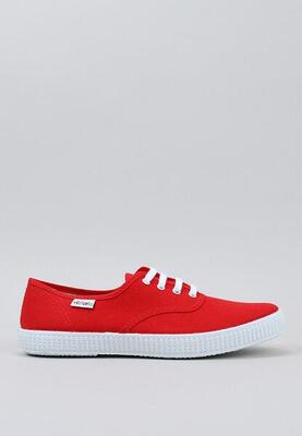 Zapatillas Deportivas Mujer VICTORIA INGLESA LONA Rojo