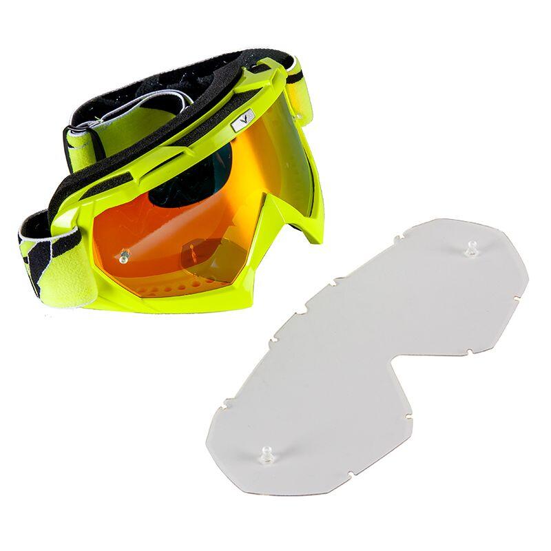 Masque cross VISION BIKKI YELLOW FLUO IRIDIUM adulte Jaune fluo Prov 2/5