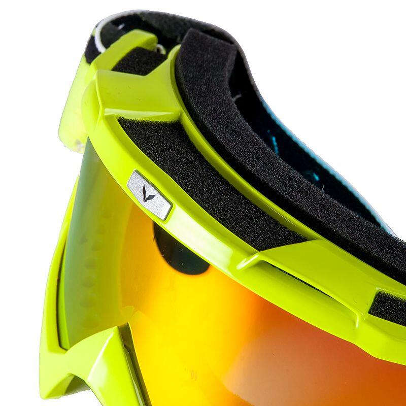 Masque cross VISION BIKKI YELLOW FLUO IRIDIUM adulte Jaune fluo Prov 3/5