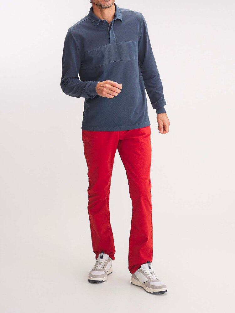 Polo manches longues Homme - LEQUEPOL14032 Bleu Marine 3/5