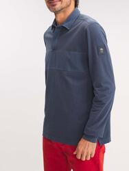 Polo manches longues Homme - LEQUEPOL14032 Bleu Marine