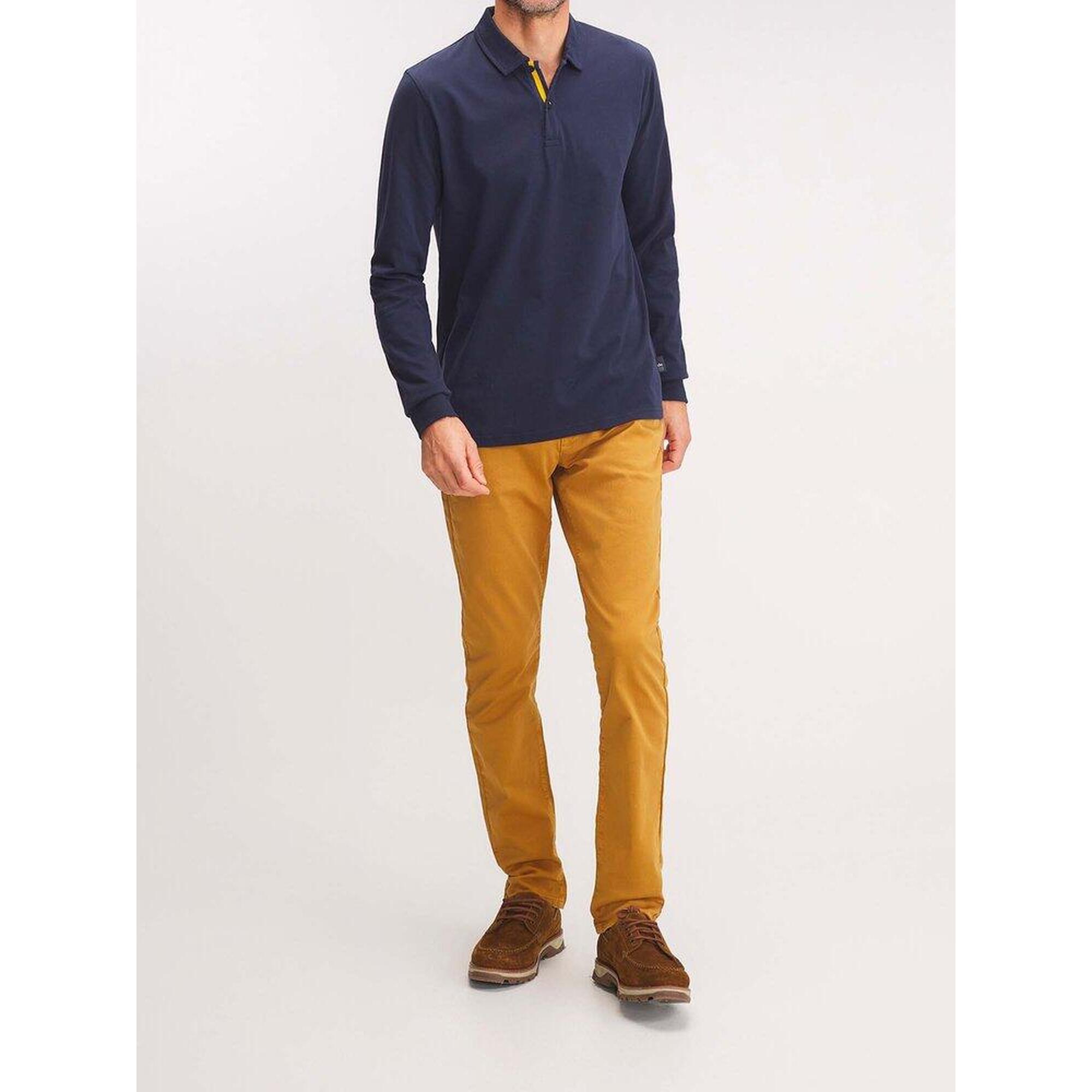 Polo manches longues Homme - SOLESPOL Marine
