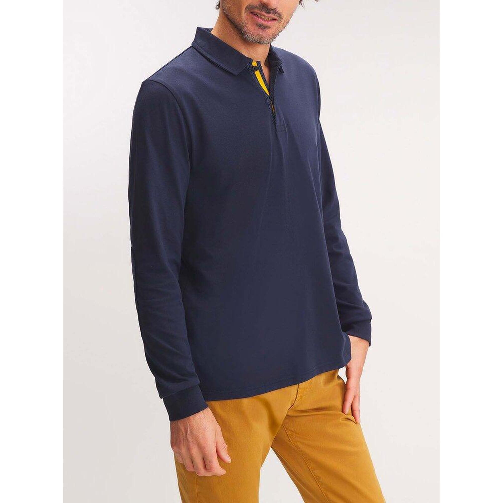 Polo manches longues Homme - SOLESPOL Marine
