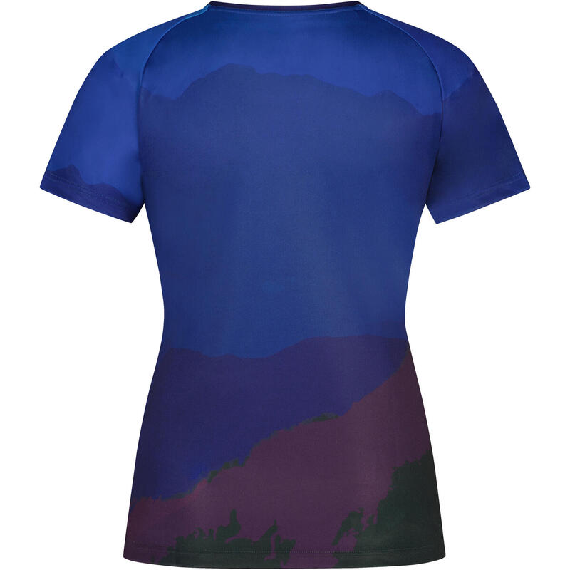 SHIMANO Jersey met korte mouwen, Navy/Blauw, SENTIERO voor dames