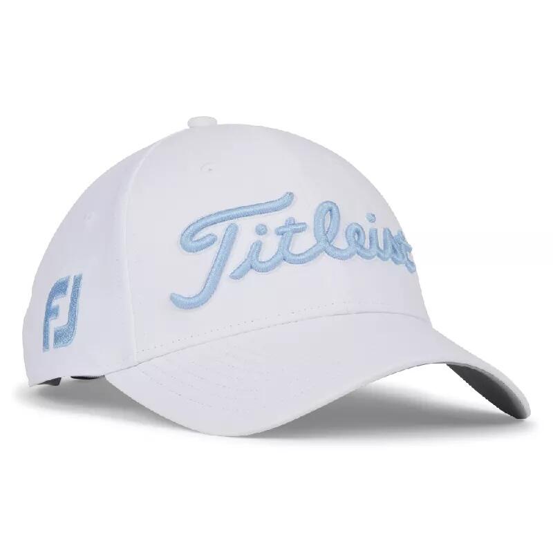 TH22AWTP-14T WOMEN'S LIGHTWEIGHT UPF 50+ CAP - WHITE/LIGHT BLUE