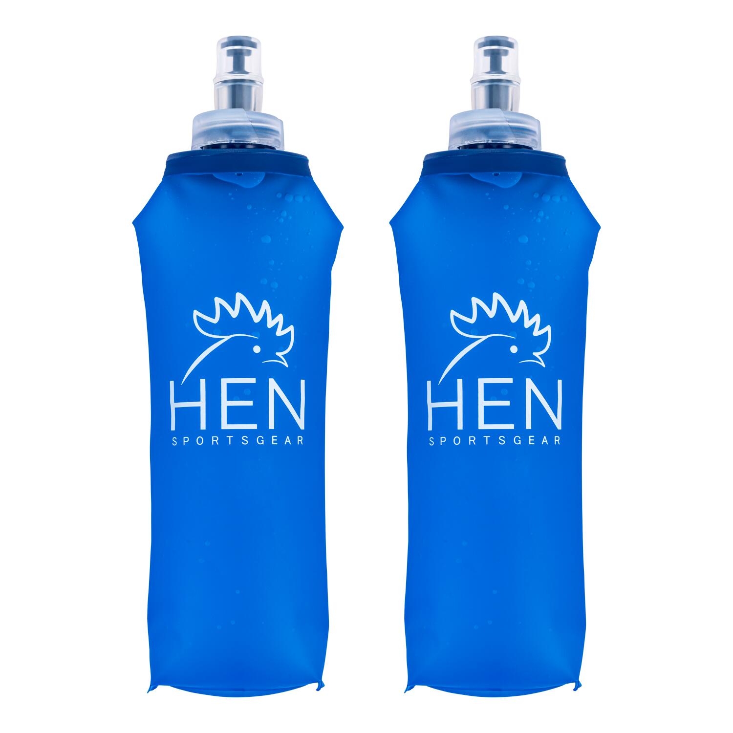 Trailrugzak - Trailvest - marathonvest - met 2 waterflessen 500 ml 5/8