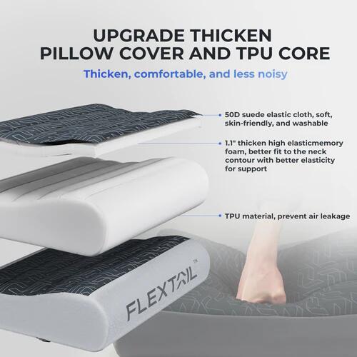Flextail Gear Zero Pillow luchtkussen - Beige