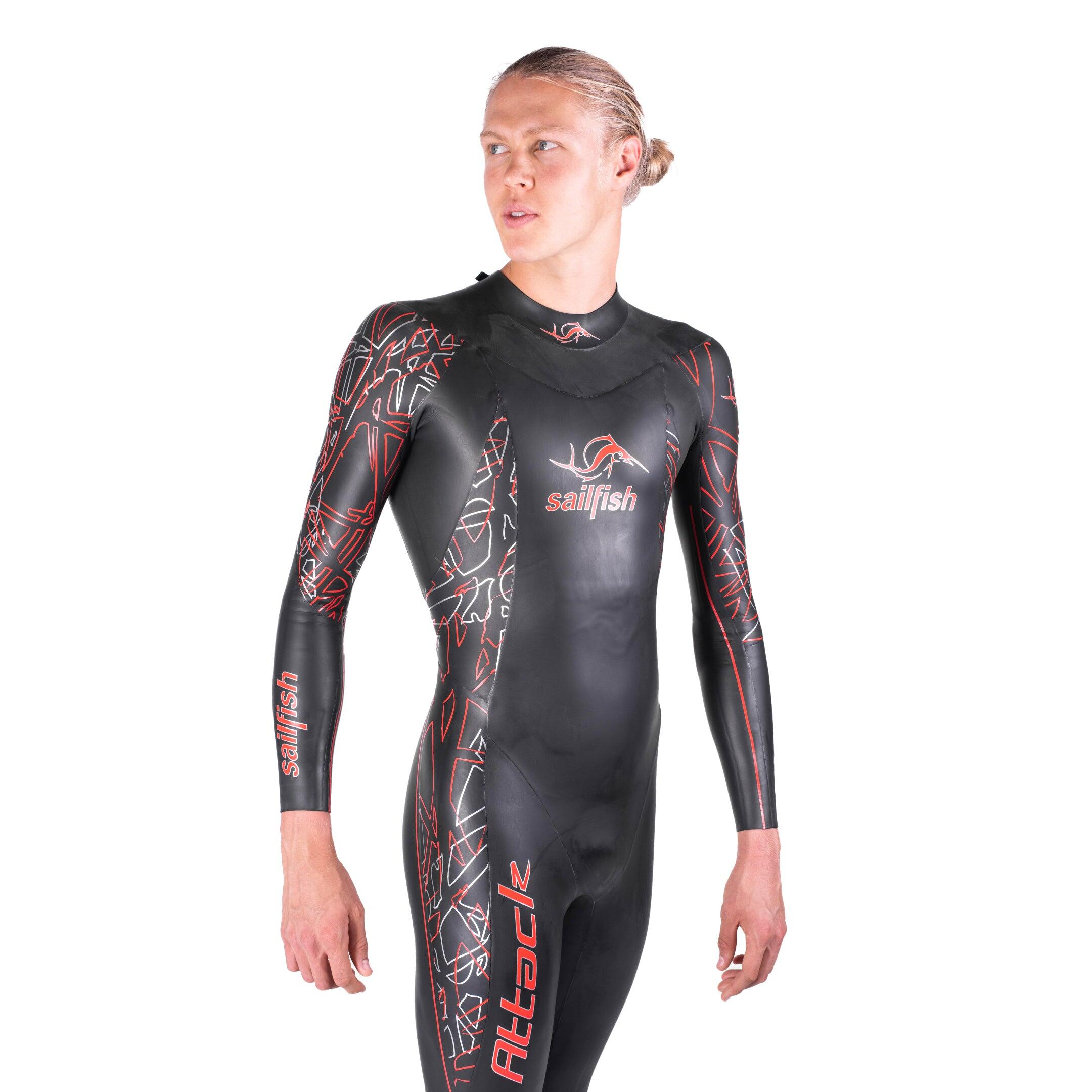 Wetsuit uit één stuk voor heren, Attack 7 - meerkleurig 3/7