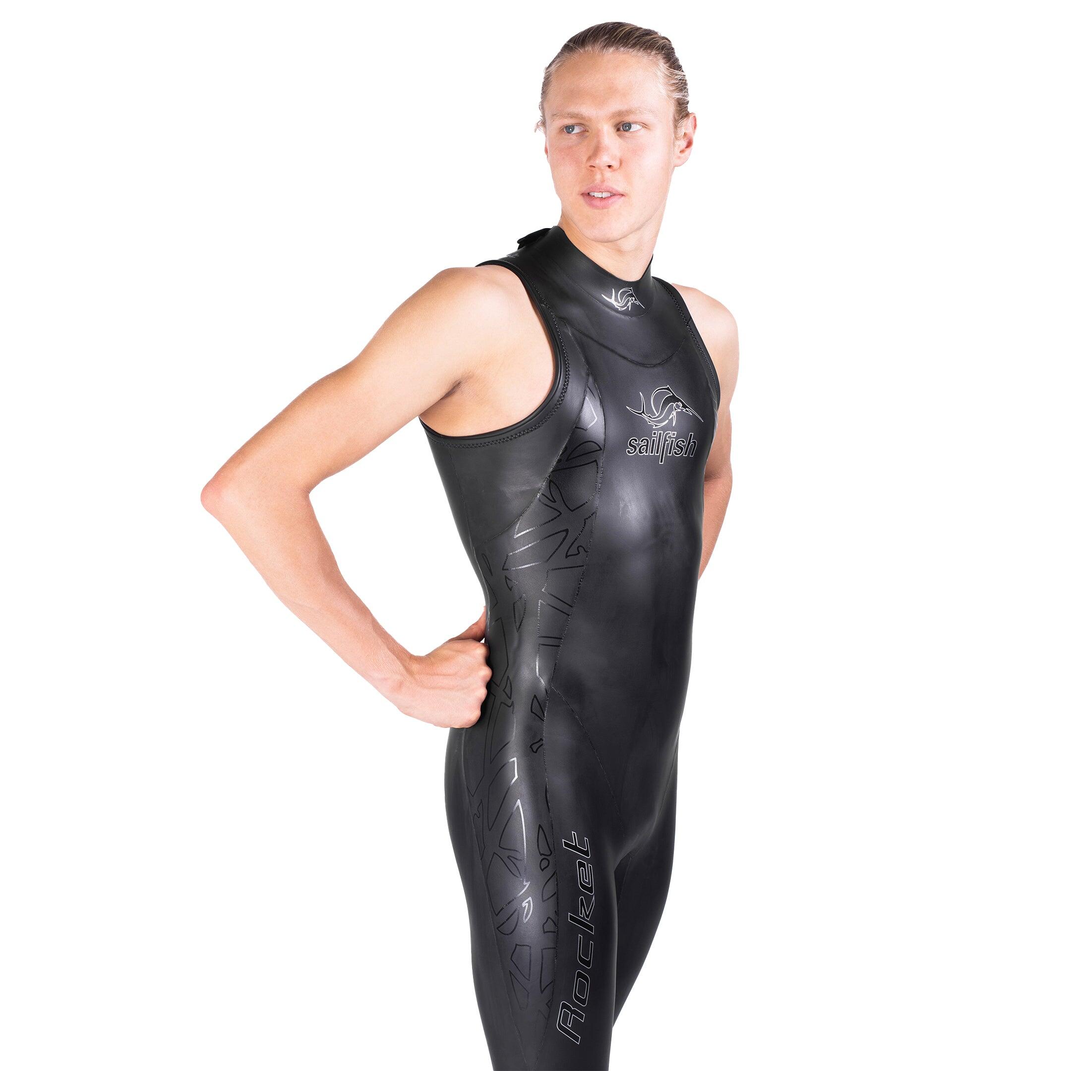 Wetsuit voor heren, Rocket 3 - Zwart 4/7