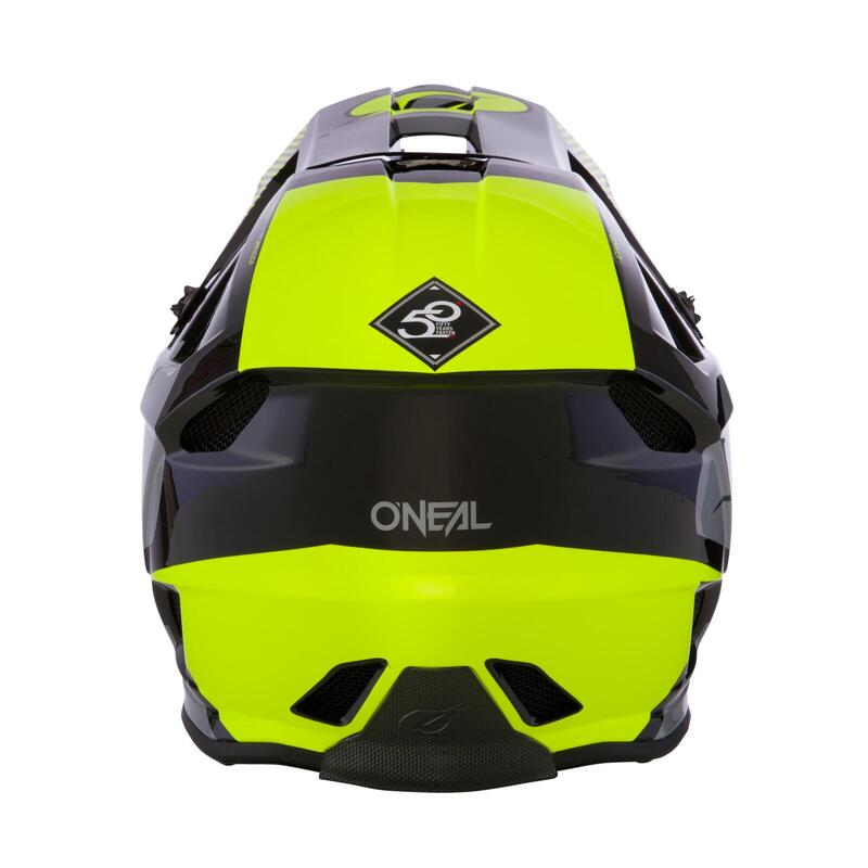 Blade Polyacrylite Helm Ace - Fullface Helm - Zwart/Neon Geel