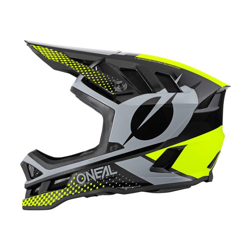 Blade Polyacrylite Helmet Ace - Casque fullface - Noir/jaune fluo