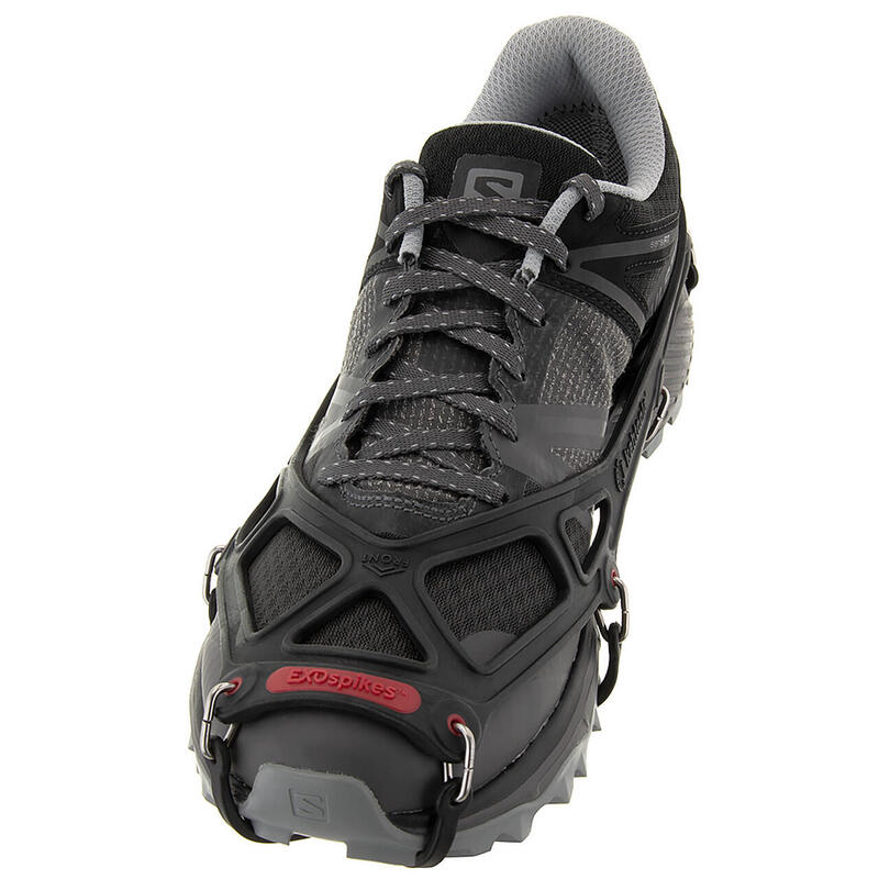 EXOspikes™ Hiking and Running Crampons - Black