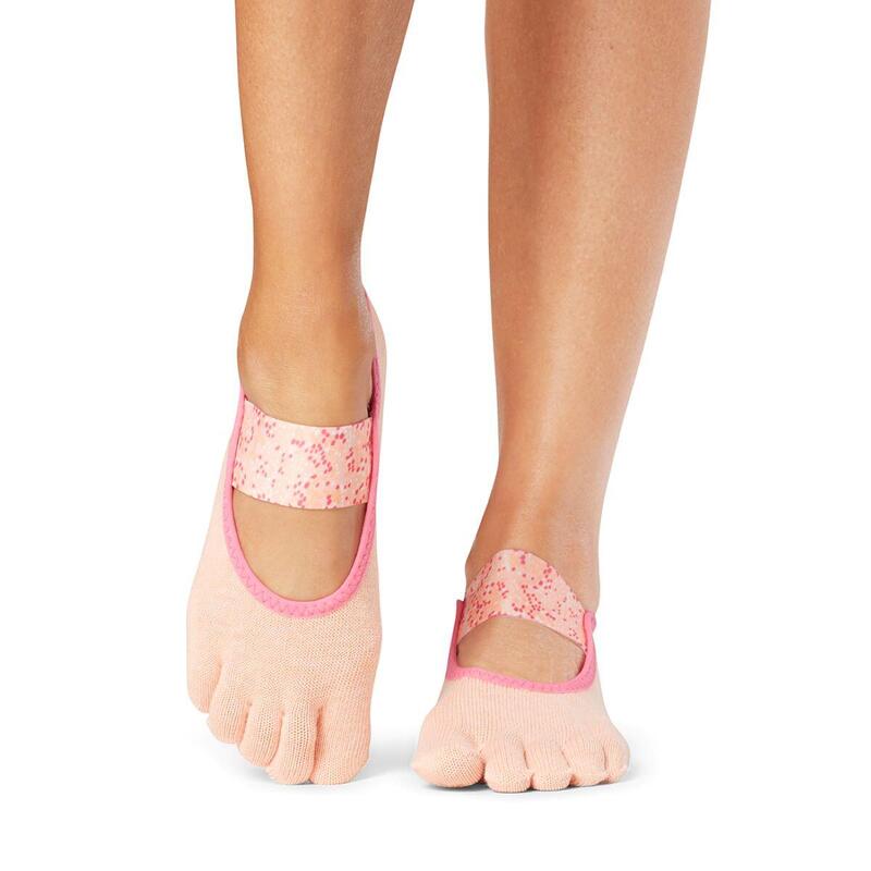 Grip Full Toe Mia Socks - Vibrant Multi Print