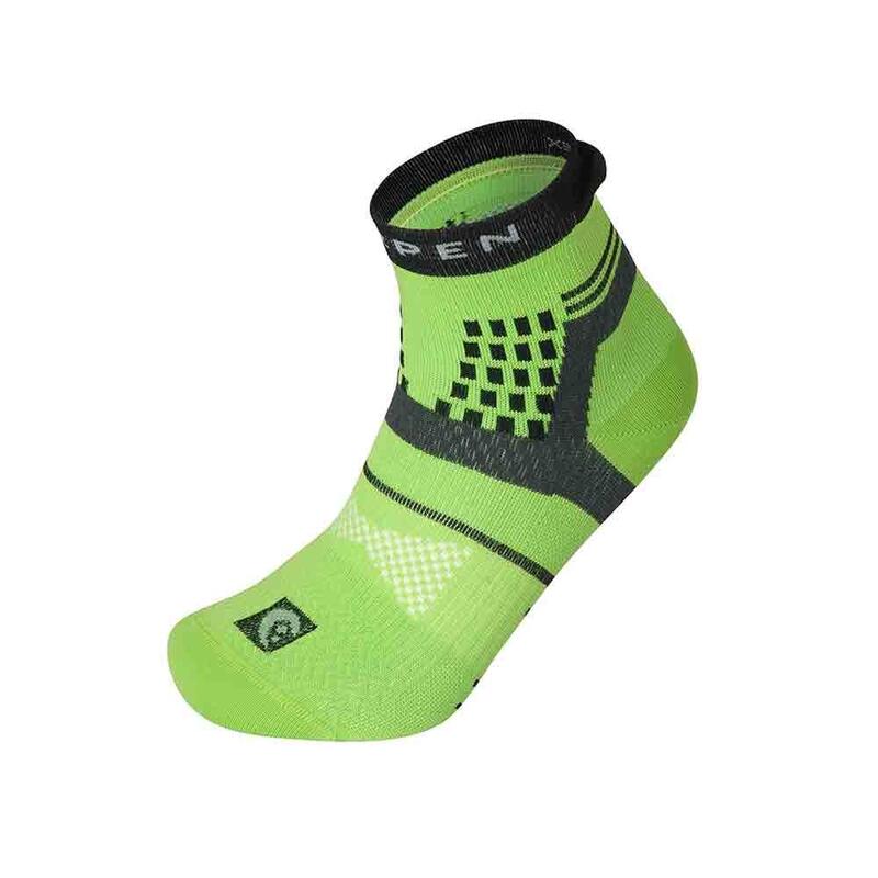 Men's Trail Running Padded Eco Socks - Green