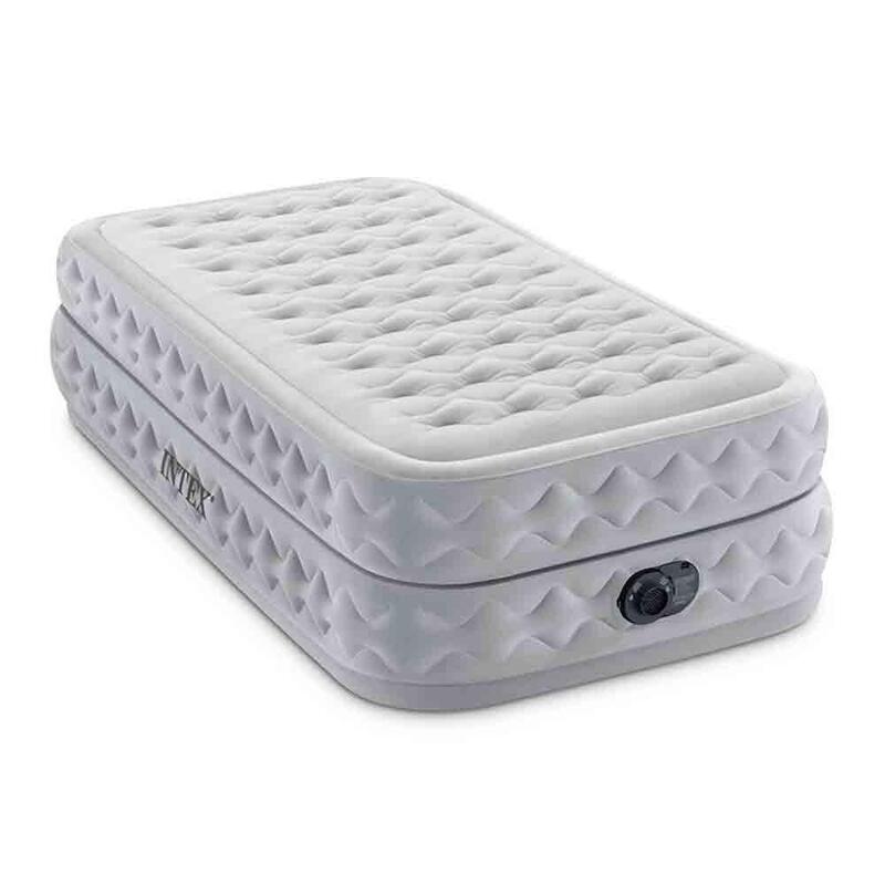 Twin Supreme Air-Flow Airbed With Fiber-Tech Rp - White