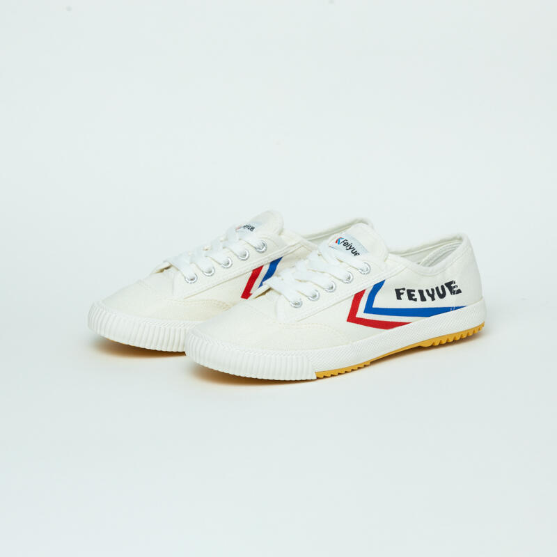 Drift White LO Canvas Shoes - White/Red