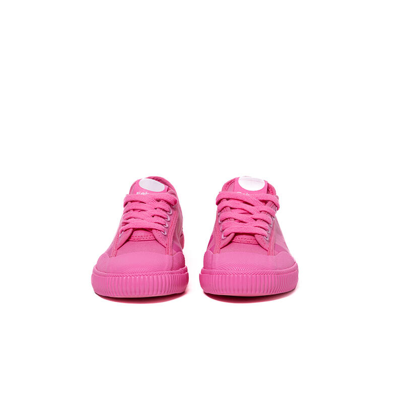 Lowrys Farm X DAFU Kids Feiyue Polka Pink LO Canvas Shoes - Pink