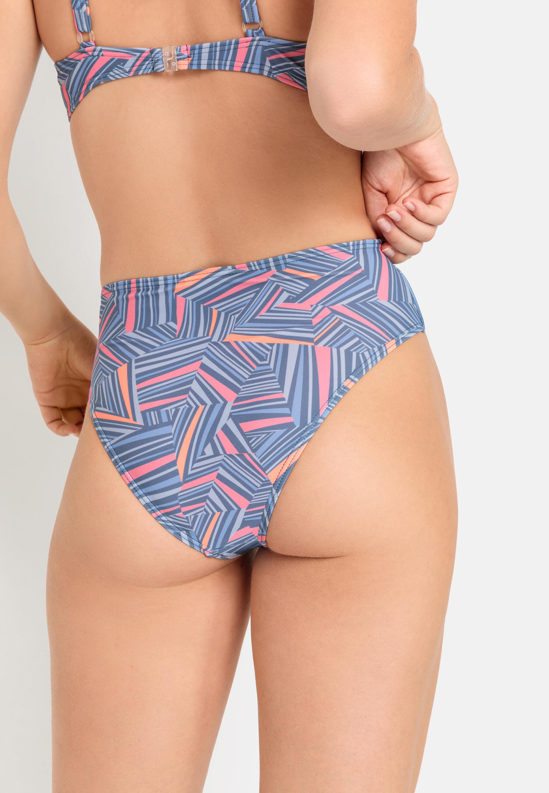 Damen Highwaist-Bikini-Hose 3/5