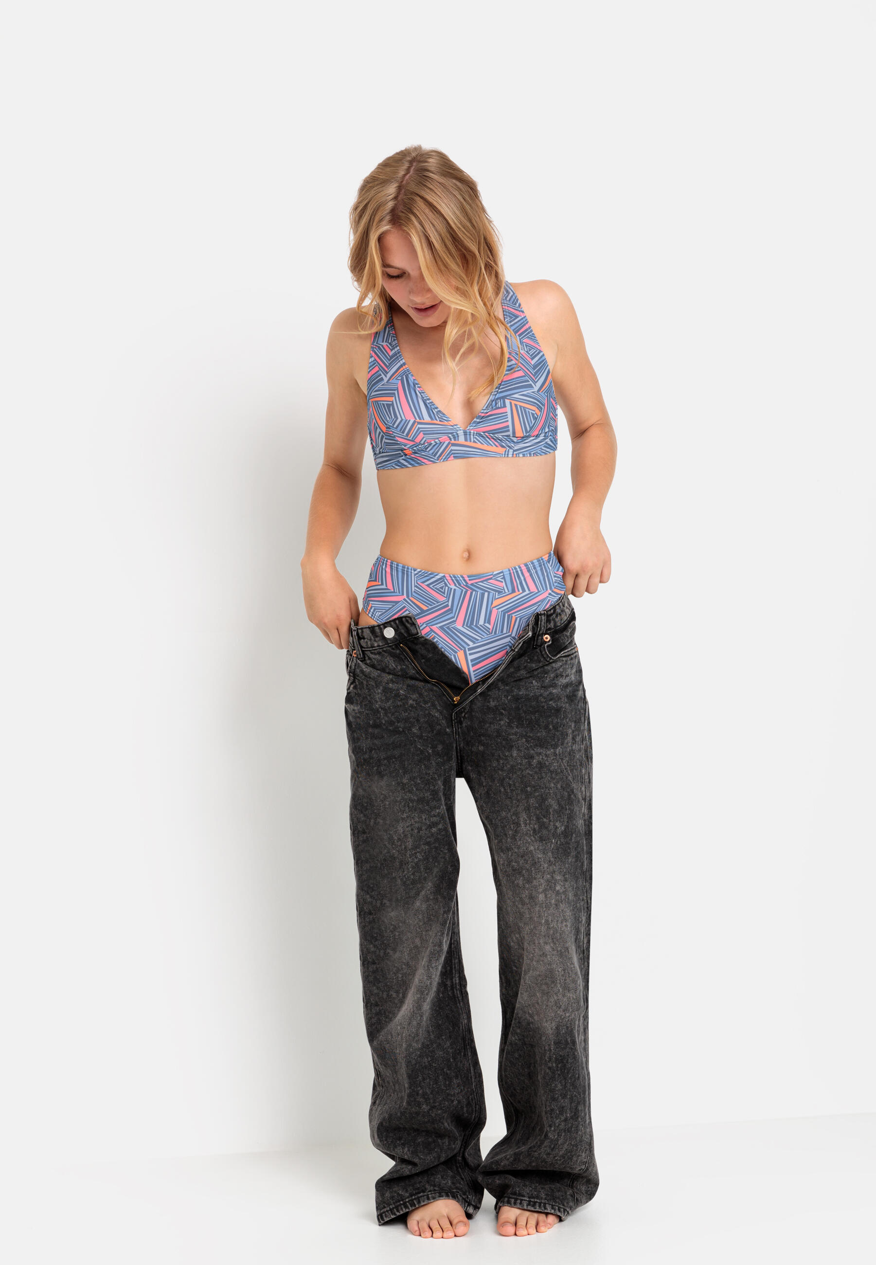 Damen Highwaist-Bikini-Hose 4/5