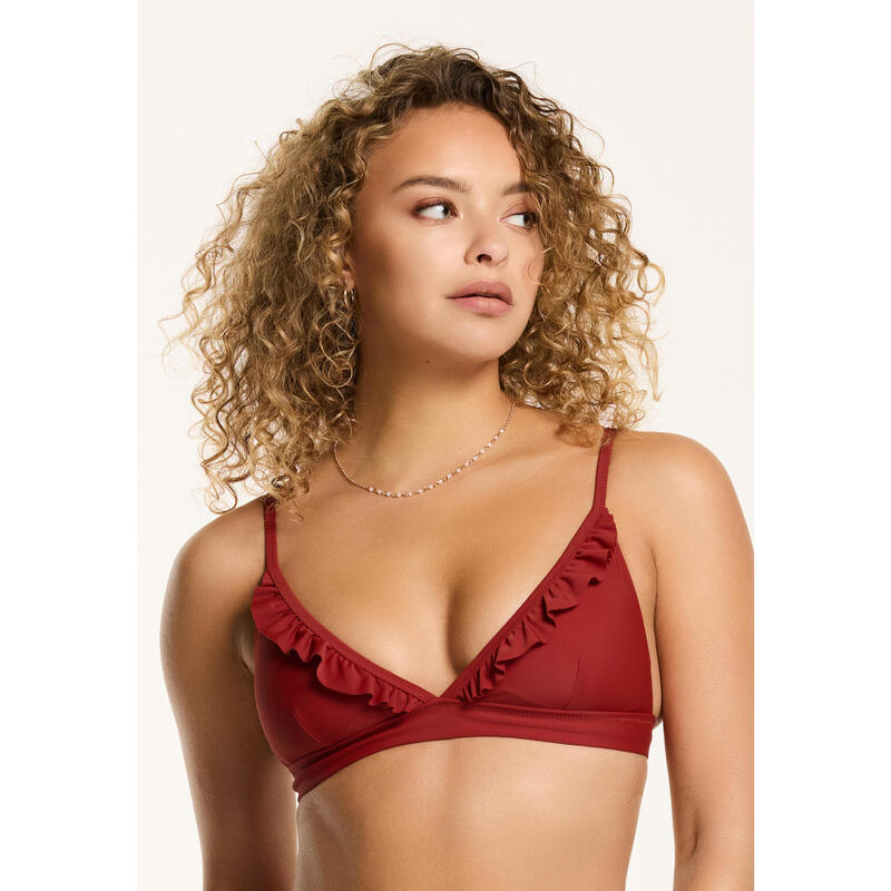 SHIWI Bikini set BEAU - FIXED  TRIANGLE SET  RUFFLE