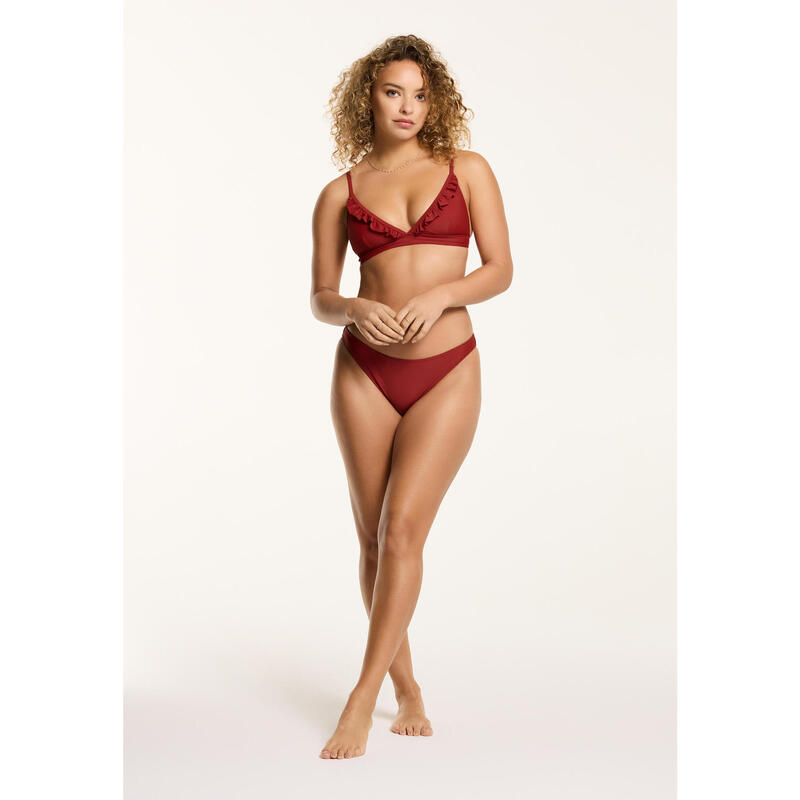 SHIWI Bikini set BEAU - FIXED  TRIANGLE SET  RUFFLE