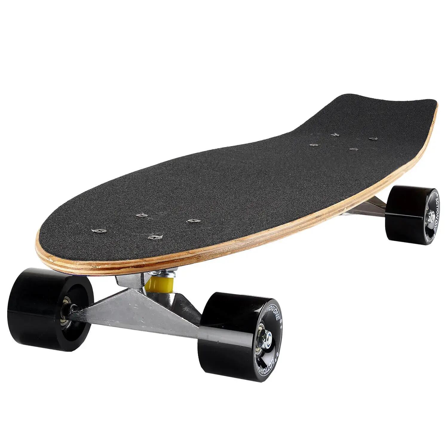 Skateboard Ilusion, lemn de artar 70x29cm, ABEC-7, PU, aluminium truck 2/6