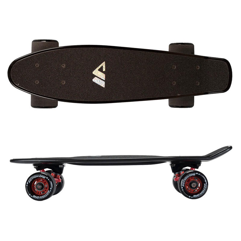 Skateboard Pro Series 22'', ABEC-7, PU, Aluminium truck, Negru