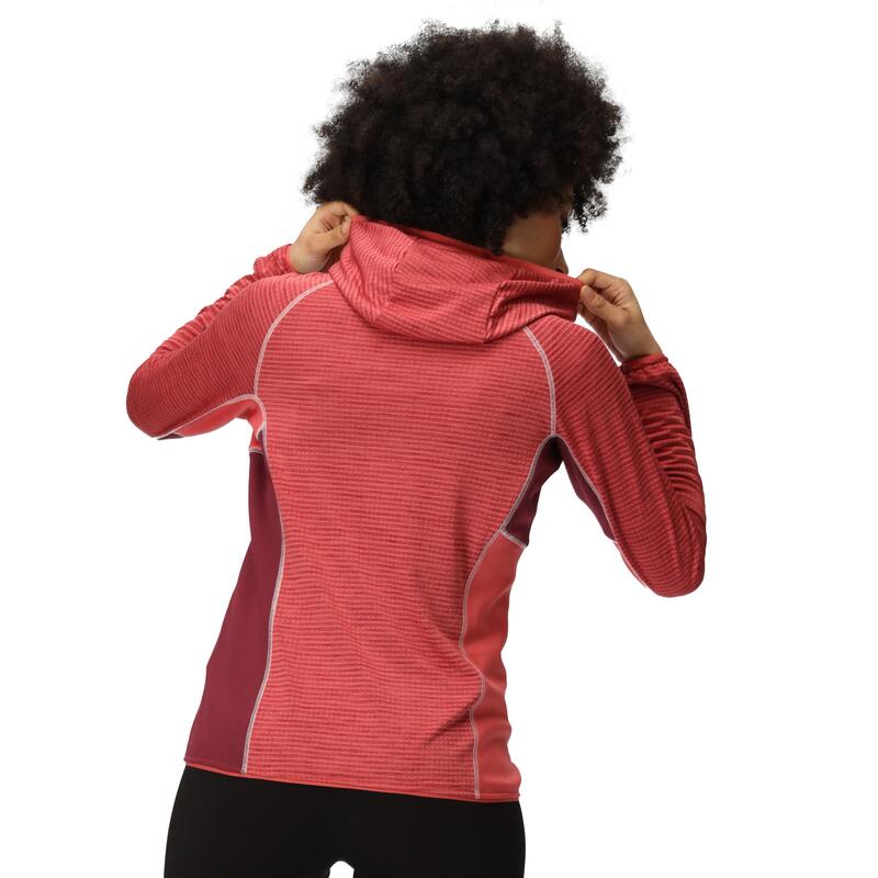 Chaqueta Attare II de Jaspeada para Mujer Rojo Rumba, Rojo Mineral