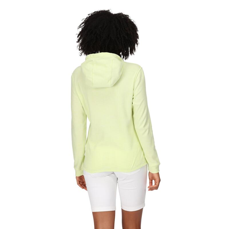 Dames Azaelia Marl Lichtgewicht Hoodie (Crème Limoen)