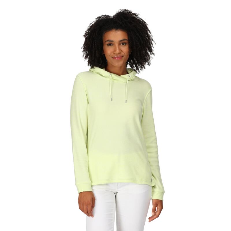 Dames Azaelia Marl Lichtgewicht Hoodie (Crème Limoen)