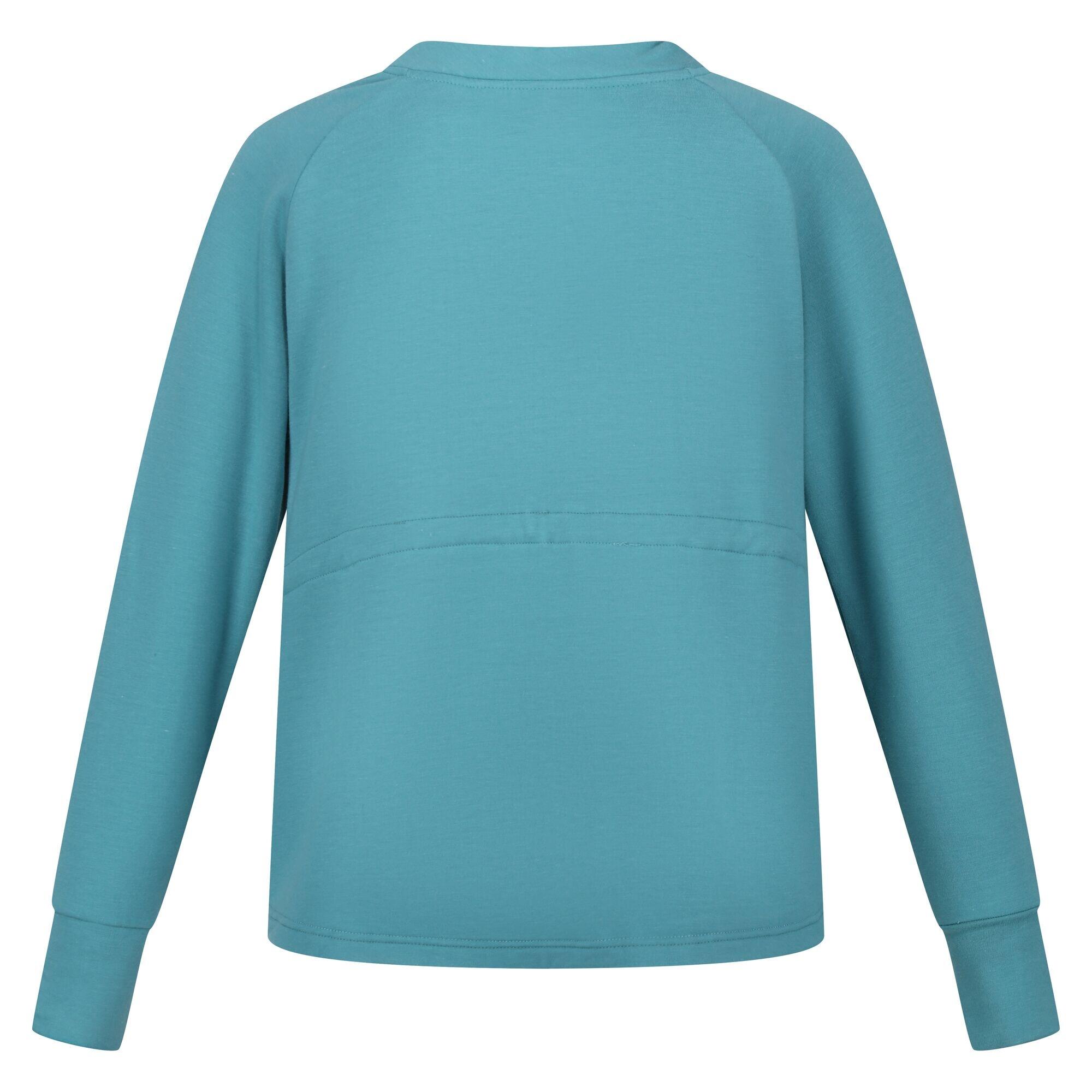 Womens/Ladies Narine Marl Sweatshirt (Bristol Blue) 2/5