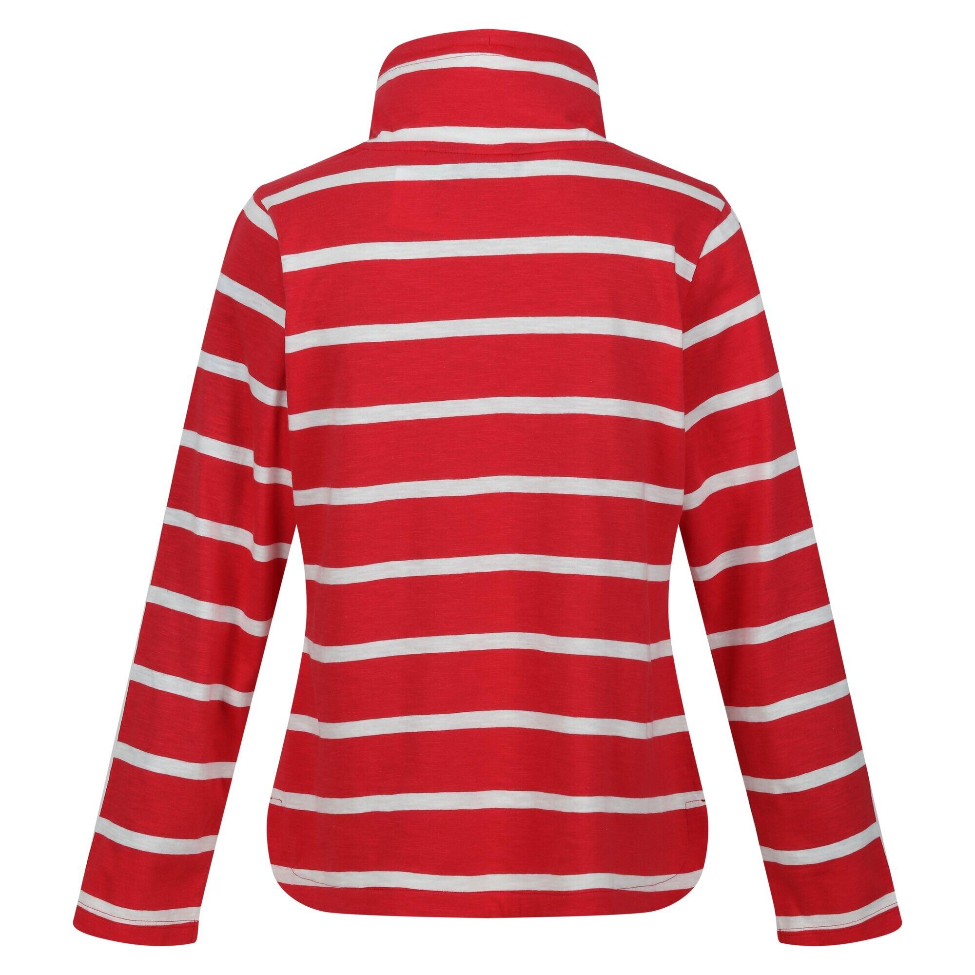 Women's HELVINE sweatshirt (Bright red / White)