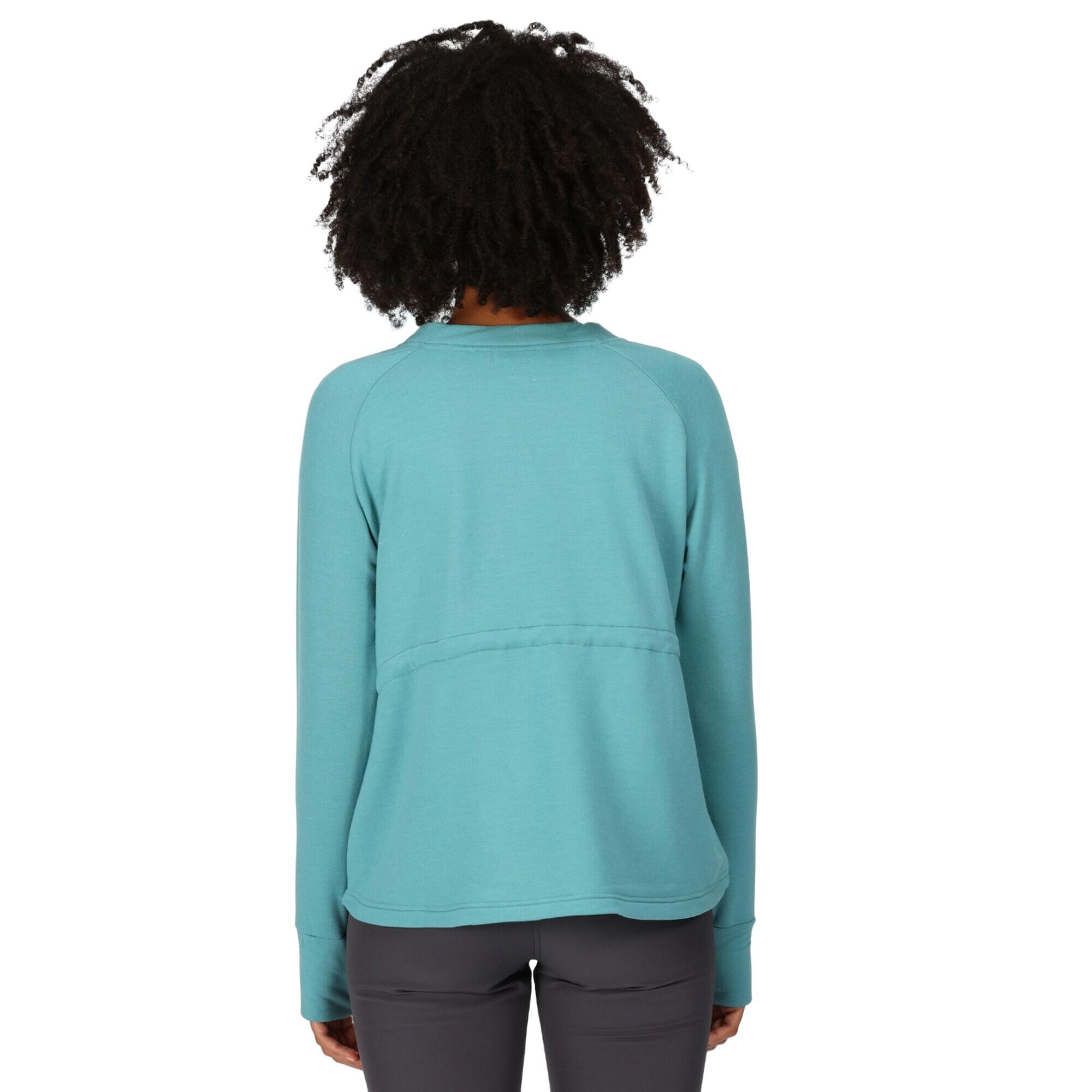 Womens/Ladies Narine Marl Sweatshirt (Bristol Blue) 4/5