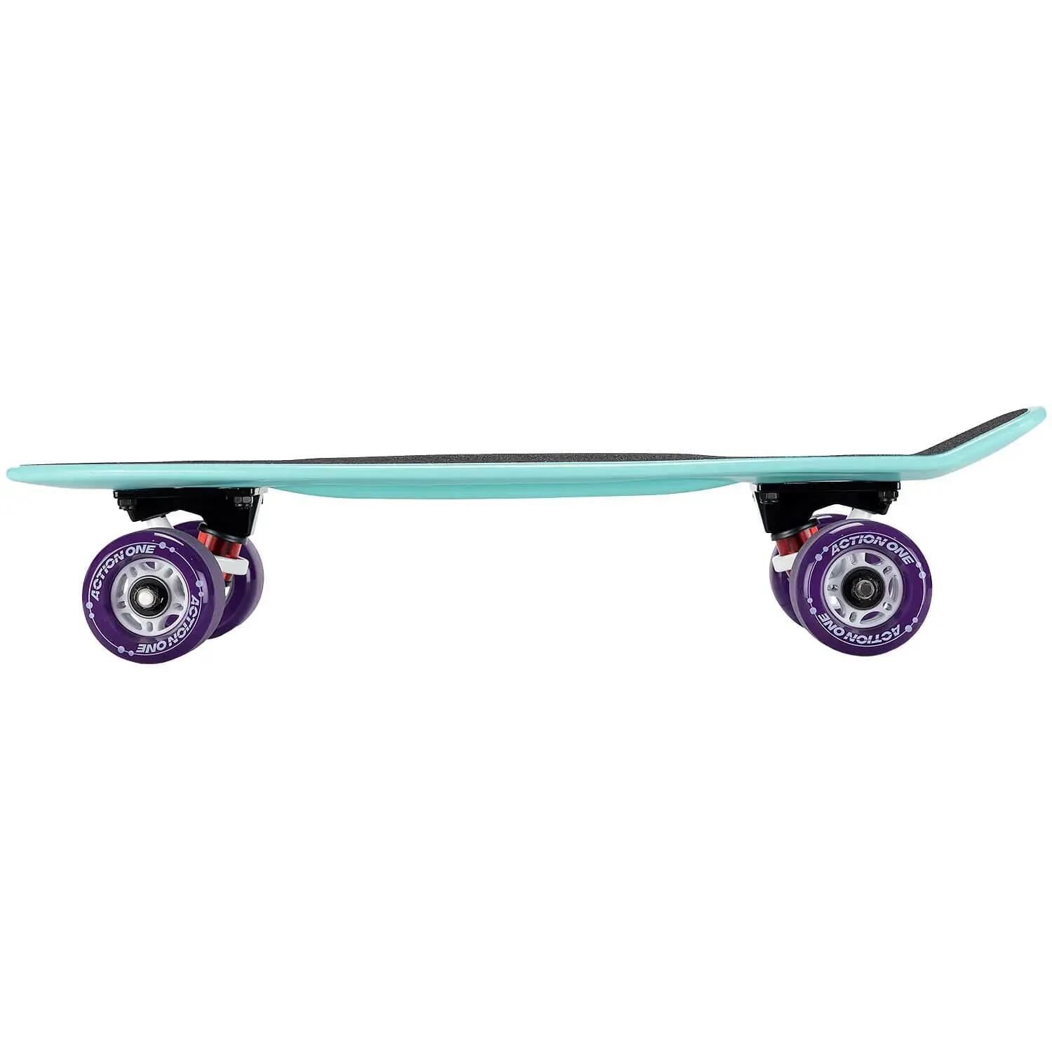 Skateboard Pro Series 22'', ABEC-7, PU, Aluminium truck, Turcoaz 6/7