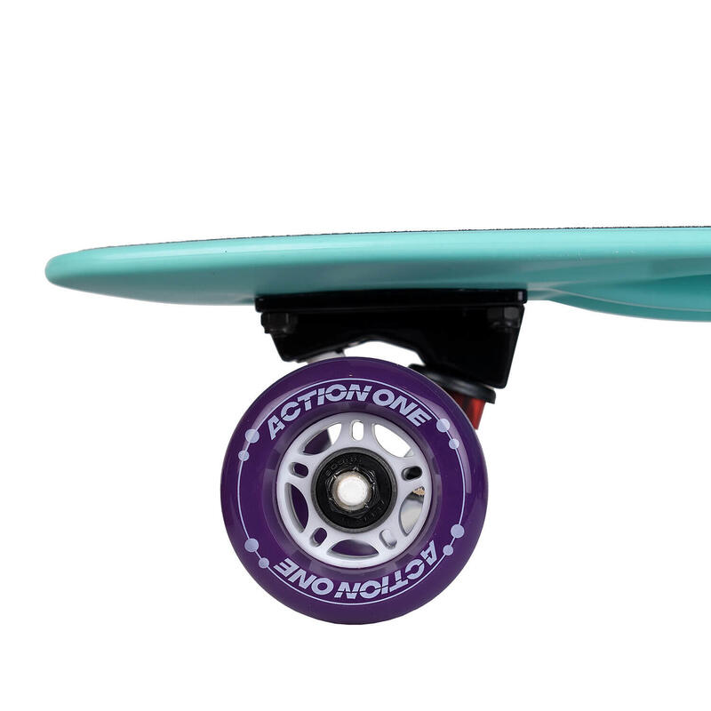 Skateboard Pro Series 22'', ABEC-7, PU, Aluminium truck, Turcoaz